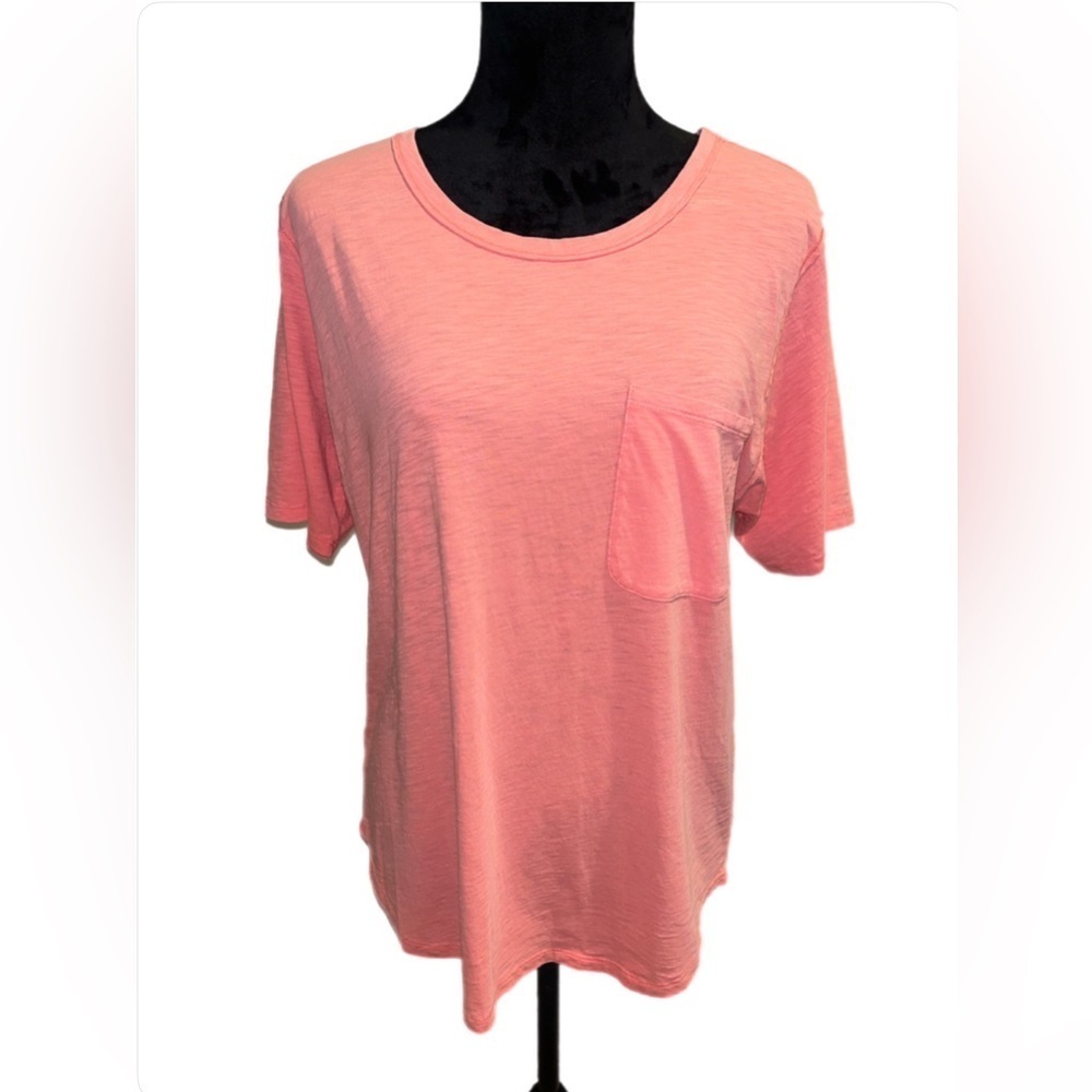 NWT Z Supply ‘Monterey’ Coral slub tshirt- Small - Picture 2 of 6